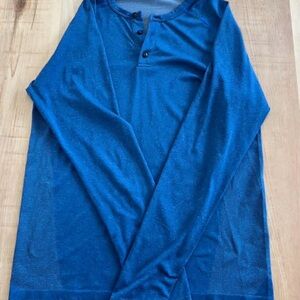Men's Lululemon Blue Long Sleeve Shirt